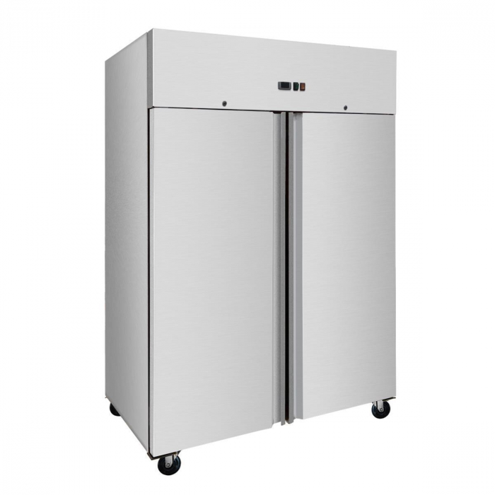 Edelstahltiefkühlschrank