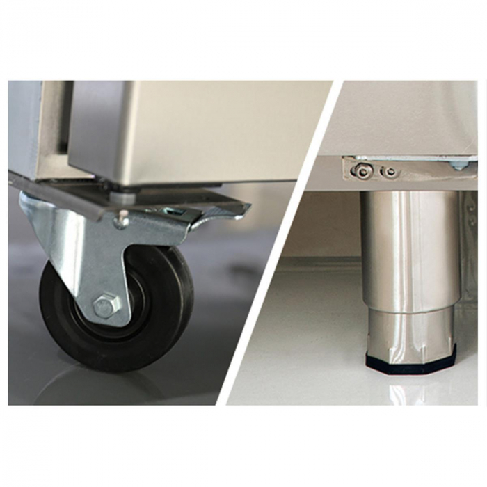 Tiefkühltisch 2 Türen, Umluft, 136x70