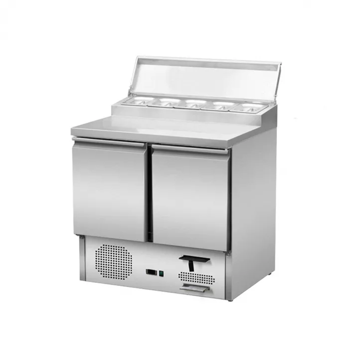 Zubereitungstisch 2-türig 5 x GN 1/6 2 bis 8°C - Gastrohot