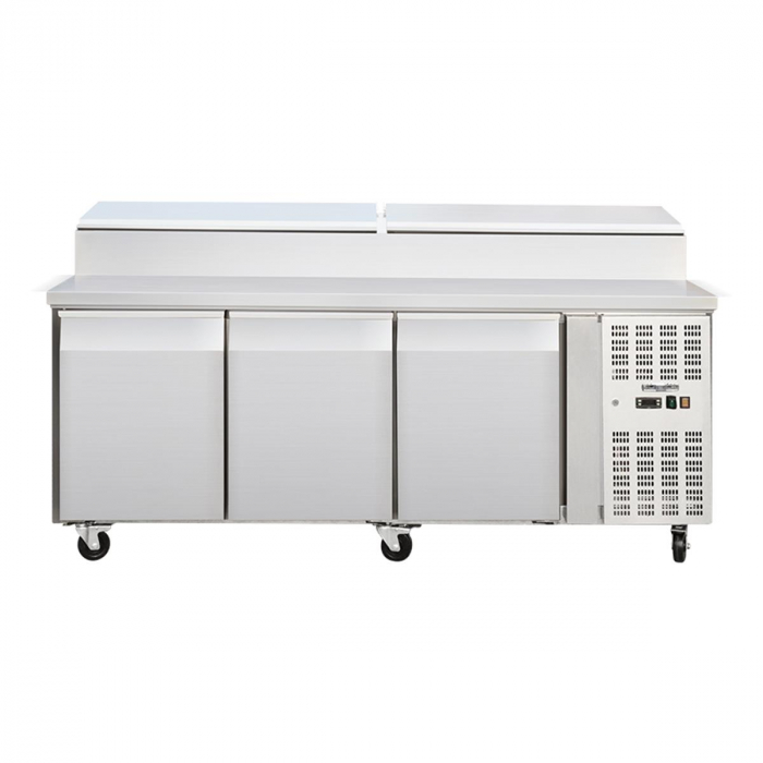 Zubereitungstisch 3-türig 10 x GN1/3 2 bis 8°C - Gastrohot