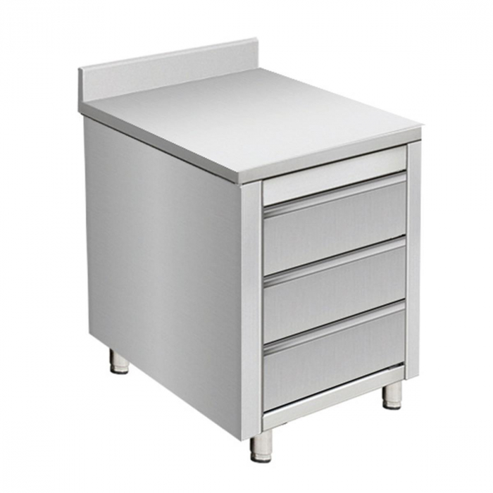 Arbeitsschrank mit Schubladen | 500 x 600 x 950
