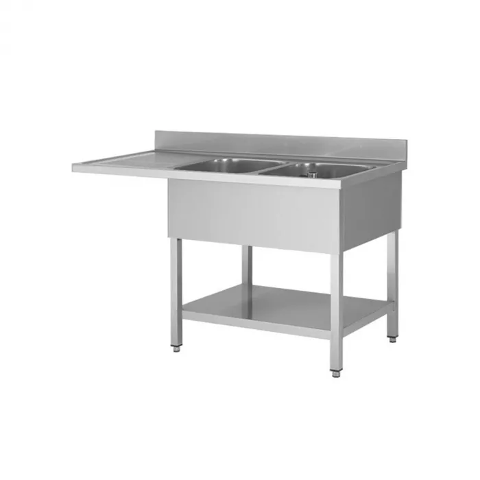 Spülcenter 2 Becken rechts | 1800 x 700 x 950 mm