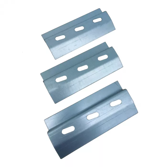 Wandhängeschrank aus Edelstahl, 200 x 40, ohne Tür