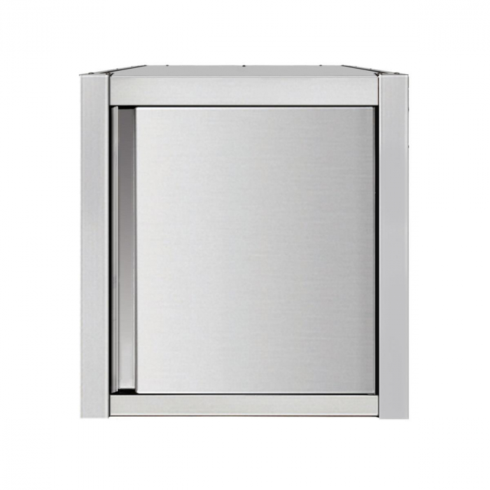 Wandhängeschrank 60 x 40 mit Tür - Edelstahl - Gastro Küchenmöbel