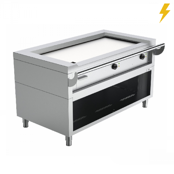 Teppanyaki-Grill elektrisch 9 kW – 20 mm Stahlplatte, 400V
