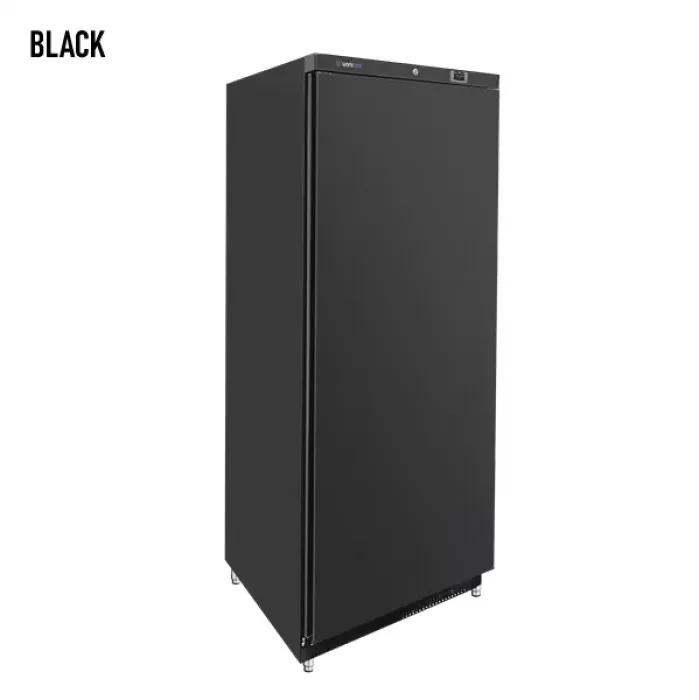 Kühlschrank 1 Tür 600 l schwarz +2°C bis +10°C automatisch