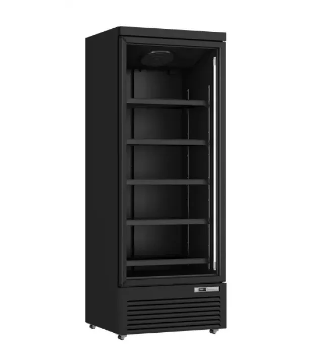 Getränkekühlschrank 614L Schwarz 0°C bis +10°C Lüfterkühlung