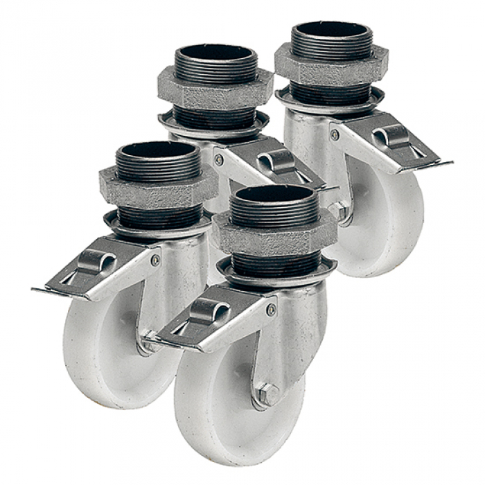 Set 2+2 Räder mit Bremse