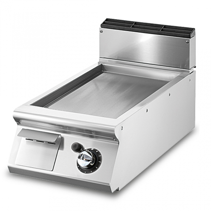 Gas Grillplatte Tischmodell - Glatte verchromte Platte - 51061