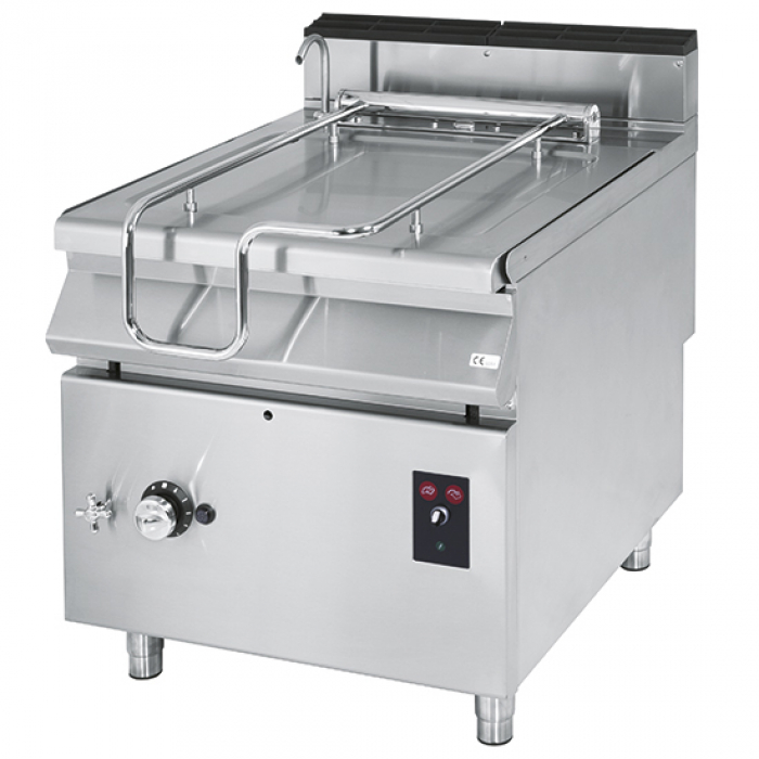Gas Kippbratpfanne 80 Liter Edelstahl motorisiert - Gastrohot