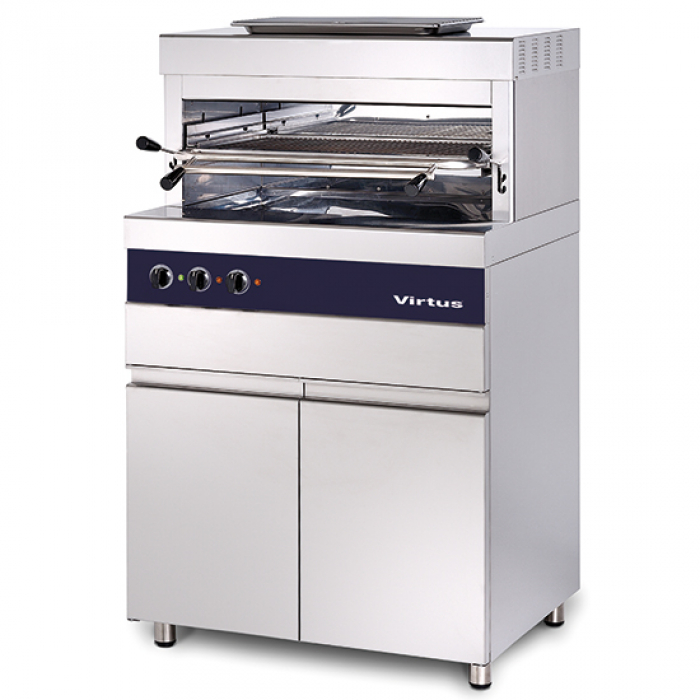 Elektrogrill bis 800°C mit Grillrost 770x470 mm - Hochwertiger Elektrogrill für professionelle Anwendungen