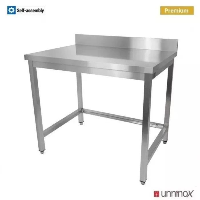 Arbeitstisch 700 mit Rückwand 180x70x85cm ohne Untergestell