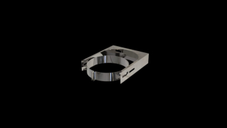 DW PLUS Wandabstandhalter 10–20 cm, Doppelwandig - Edelstahl