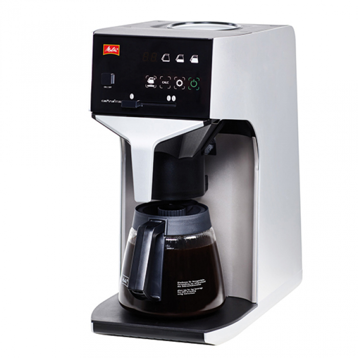Filterkaffeemaschine mit 1 Glaskanne 1 |8 Liter und Festwasseranschluss