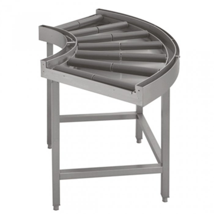 Rolltisch | gebogen | 90°