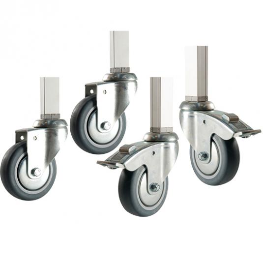 Räderkit für Kühlzellenregale