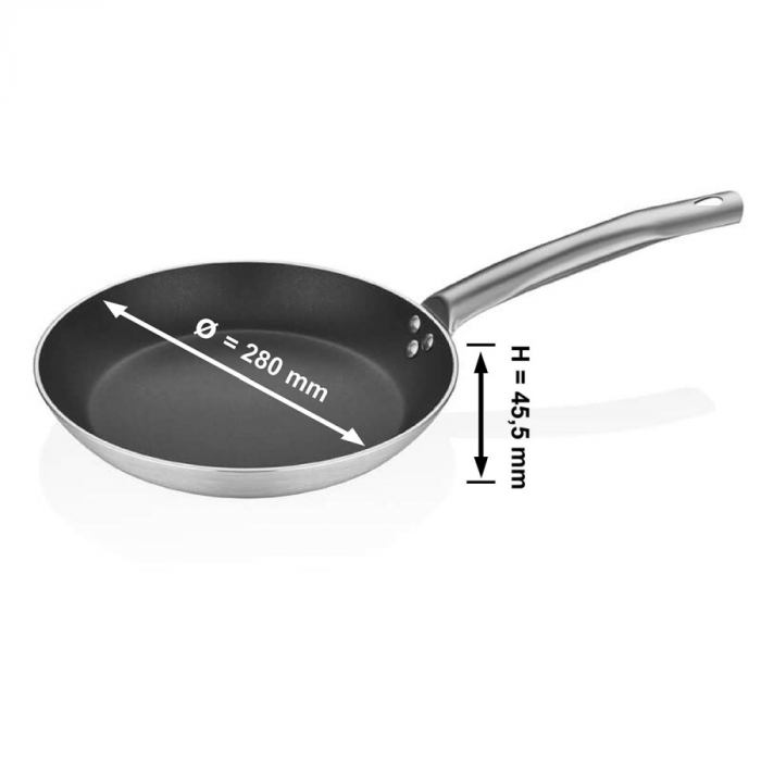 Bratpfanne Schwarz 2.05 Liter | Ø 280 mm