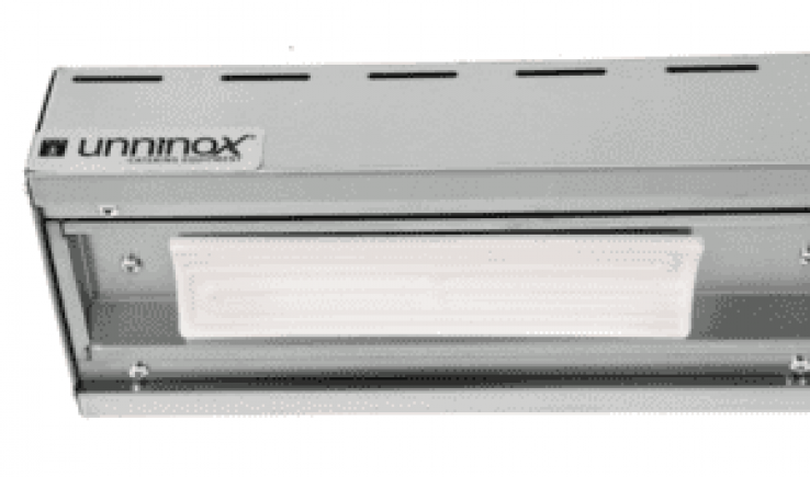 Keramik-Deckenwärmer 1800 – 5x 250W Keramikheizer, Edelstahl, 1800mm