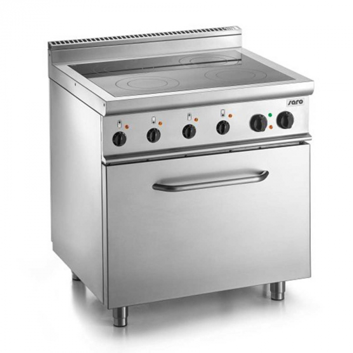 Ceranfeld mit Elektrobackofen | 4 Kochzonen 4 x 2.5 kW