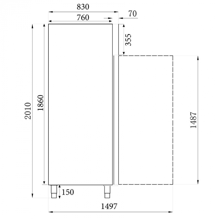 Kühlschrank Rfs 1 Glastür