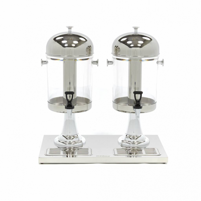 Getränkespender - 2 x 8L - Zentrale Kühlröhre -Ohne Strom