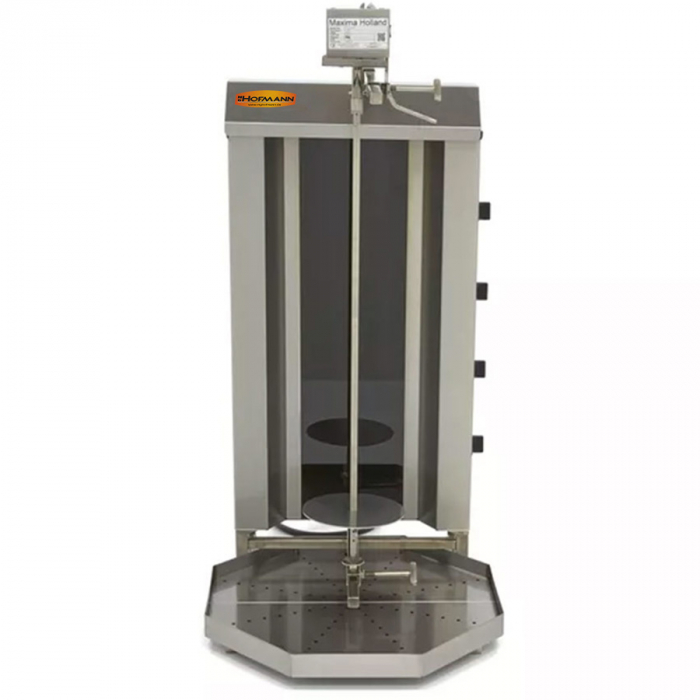 Elektro Dönergrill mit 4 Brenner Motor an der Spitze 50 kg - Gastrohot