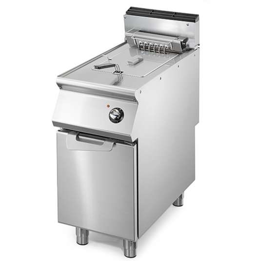 Elektro Fritteuse 10.2kW 1x15L 400x900x870 - Professionelle Fritteuse für die Gastronomie