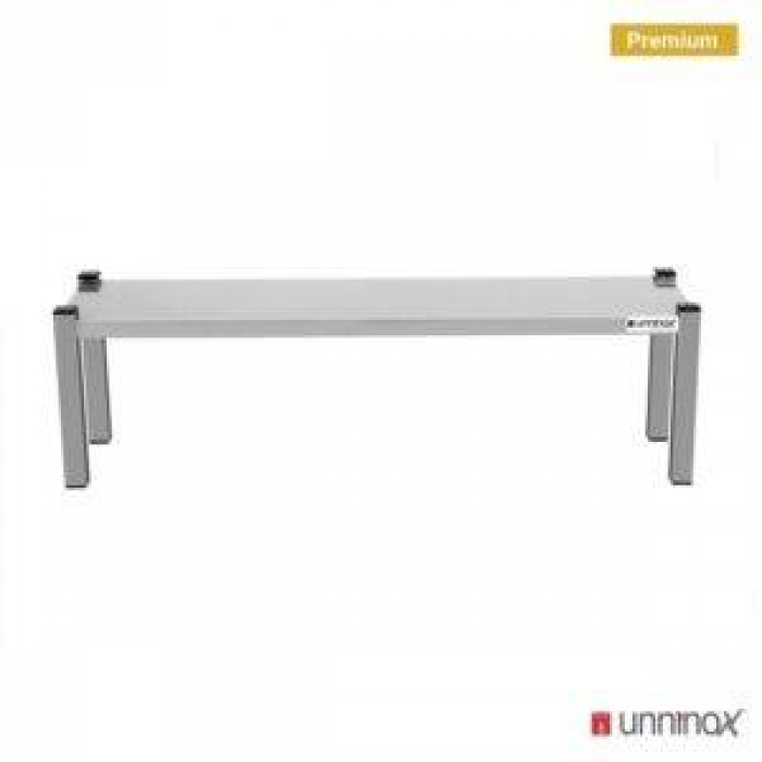 Überregal 1 Ebene 1600x300xH350mm Stabile Edelstahl-Konstruktion