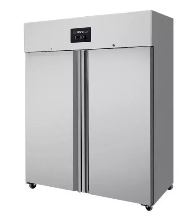 Gefrierschrank 1200 Liter aus Edelstahl mit 2 Türen