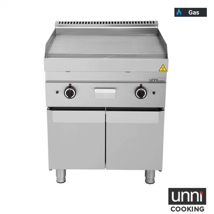 Unninox Gas-Grillplatte G65GP20B+S