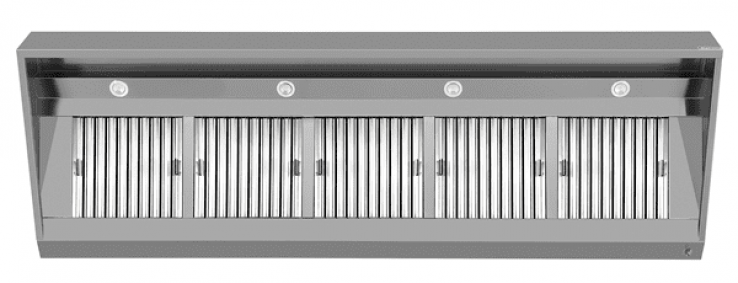 Unninox wandafzuigkap EX-2809540-H – 2800 x 950 x 400 mm