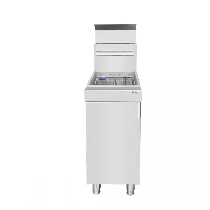 Gasfritteuse 21 Liter 26,4 kW Propangas 3 Brenner