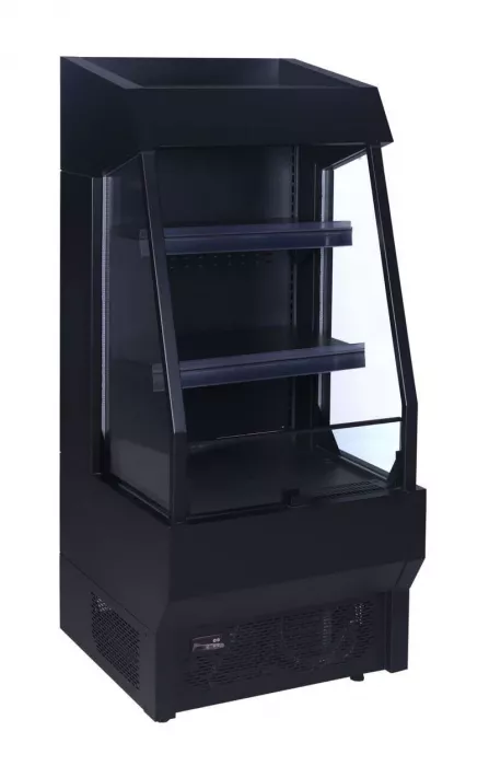 IMPULSKÜHLER 165 L Schwarz – Getränke-Kühler mit Umluft & LED