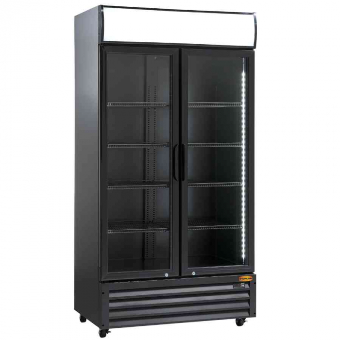 Getränkekühlschrank MG Hofmann mit 2 Türen Schwarz 776 Liter - Gastrohot