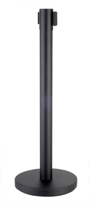 Absperrpfosten Schwarz Set/2 | Combisteel 7522.0010