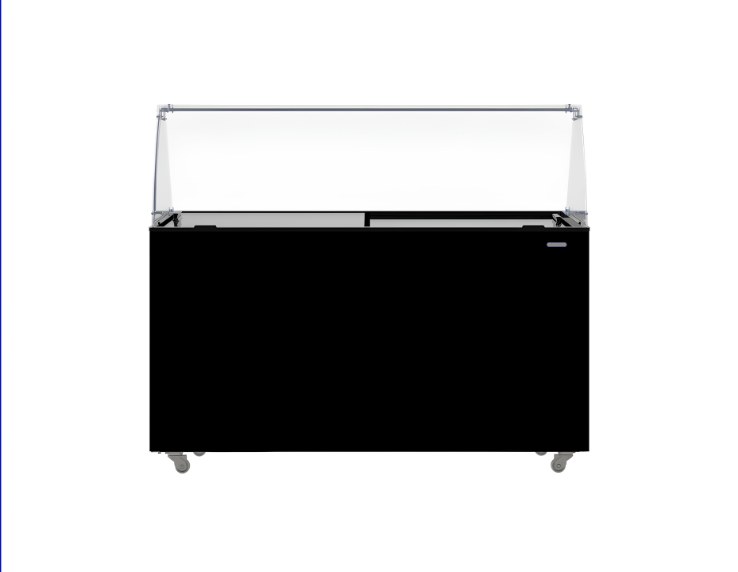 Speiseisvitrine Tenerife Schwarz 10X5 l | Combisteel 7472.0134