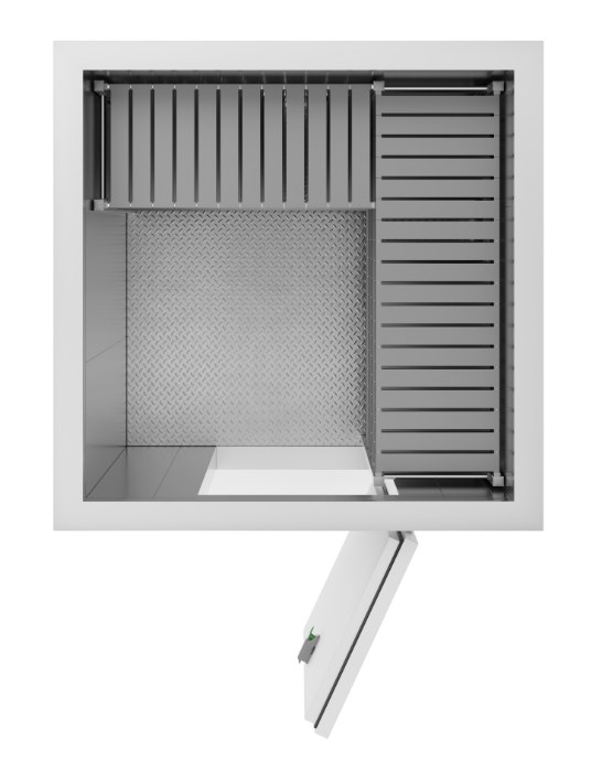 Kühl- und Tiefkühlzelle 1660X1660X2200 | Combisteel 7087.0020