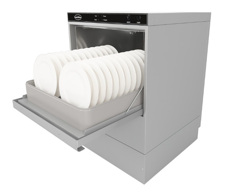 Geschirrspülmaschine Frontbedienung Ent 500-230 Dp Dde mit Abwasserpumpe und Spülmitteldosierer | Combisteel 7082.0060