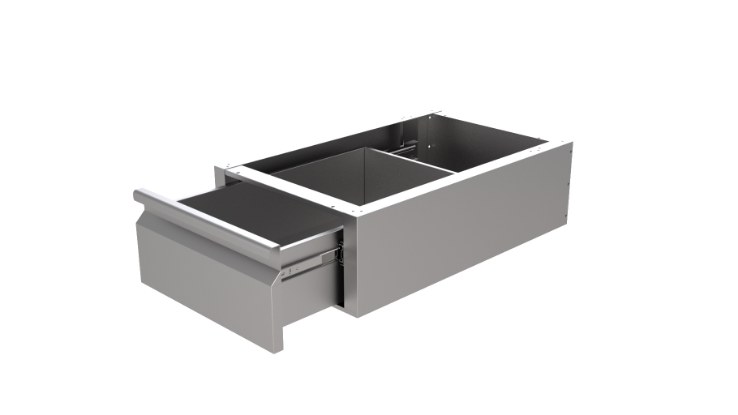 Schubladenreihe 1 Schube für Tisch 600 · 7333.0174