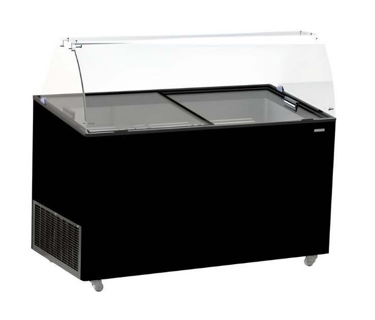 Speiseisvitrine Tenerife Schwarz 10X5 l · 7472.0134