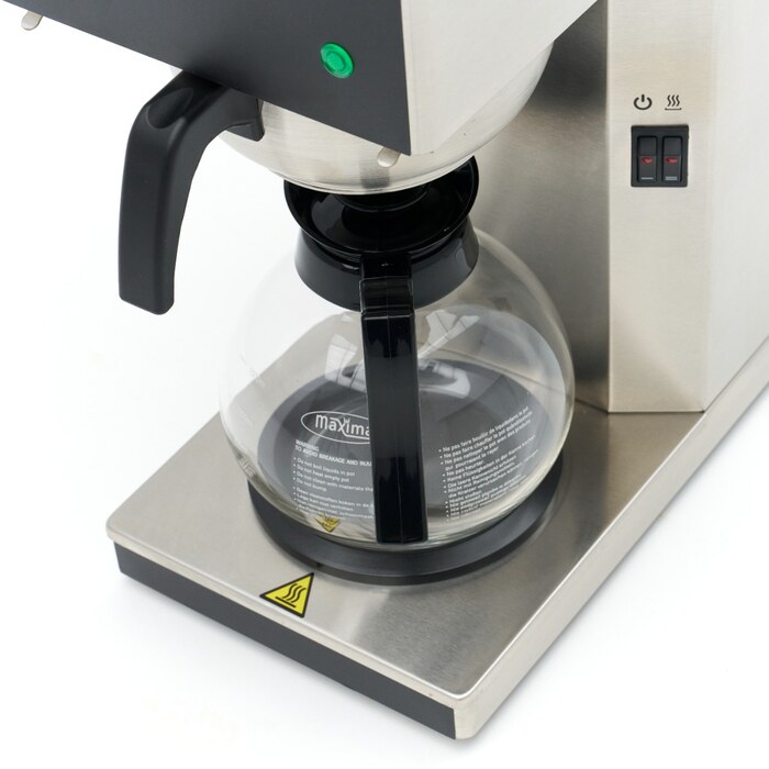 Maxima Filterkaffeemaschine · Einzel · 1,8 l · mit Glaskanne · 09365251