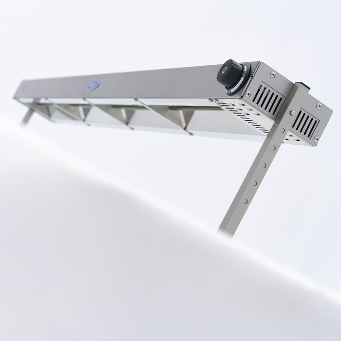 Maxima Warmhalteleiste · 152 cm · für Deckenmontage & Freistehend geeignet · 09362305
