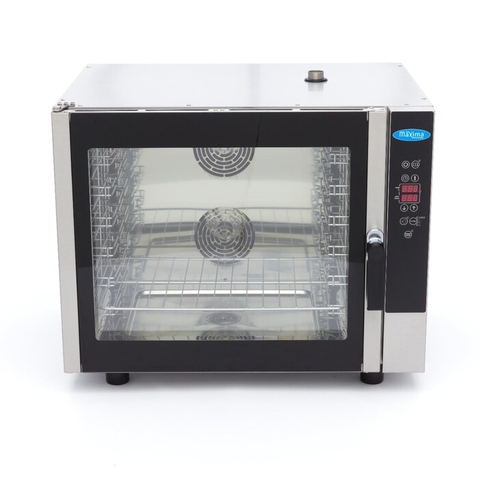 Maxima Combi · Dampfofen · Passt 6 Tabletts (1/1 GN / 60 x 40 cm) · Digital Anzeige · 400 V · 08500209