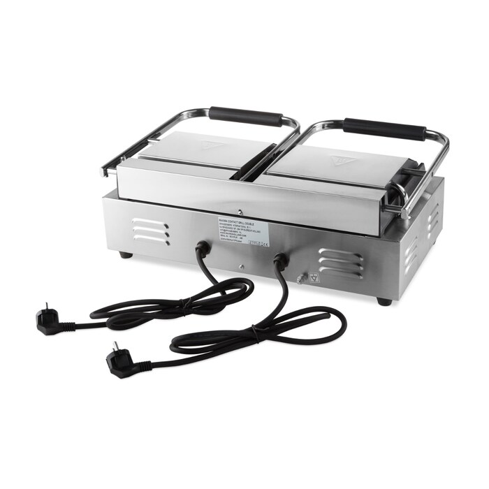 Maxima Kontaktgrill · Glatte · Doppelgrillplatte · 2 x 22 cm · 09300437