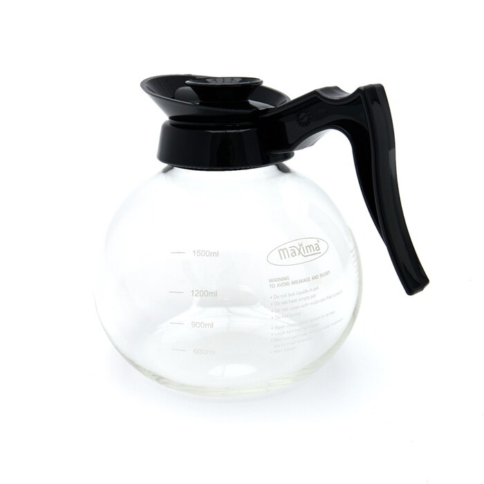 Maxima Filterkoffiezetapparaat · Dubbel · 2x 1,8 l · met Glazen Kan · 09365252