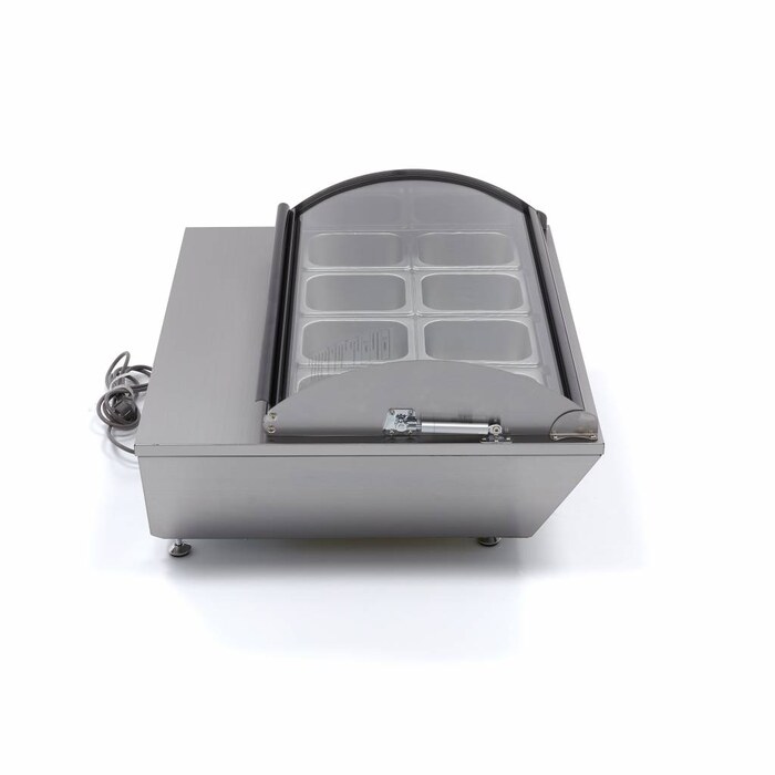 Maxima Saladette · 67 l · inkl. 8 x 1/6 GN · Tischplatte · 09400870