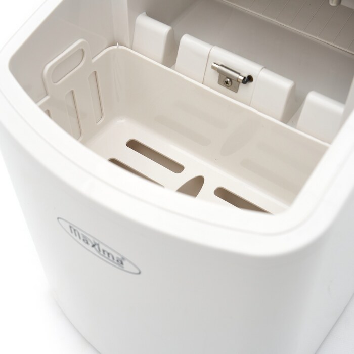 Maxima Eiswürfelmaschinen · 10-12 kg/Tag · Kugelwürfel · Luftgekühlt · Weiß · 09100505