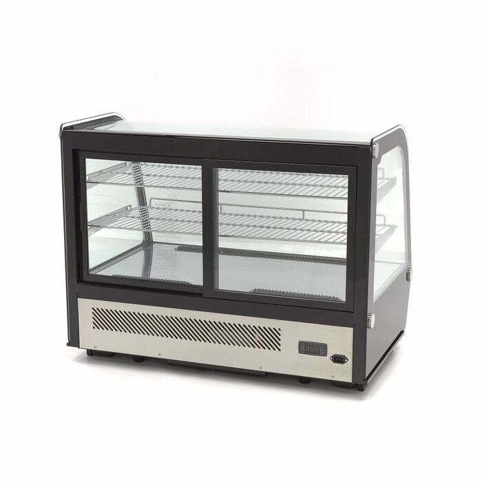 Maxima Glastürkühlschränke · 160 l · 88 cm · Hintere Schiebetüren · 09400850
