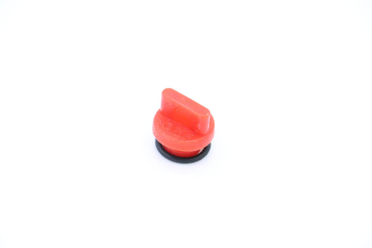 Maxima MVAC200/300 – Drehknopf mit Dichtung für Pumpe 10M3 (Nm) (rot) 09330039