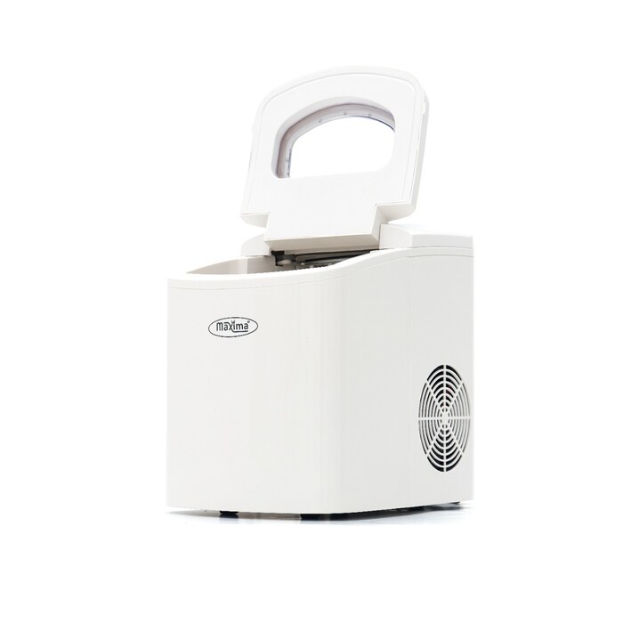 Maxima Eiswürfelmaschinen · 10-12 kg/Tag · Kugelwürfel · Luftgekühlt · Weiß · 09100505